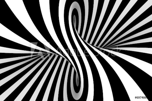 Bild på Black and white abstract